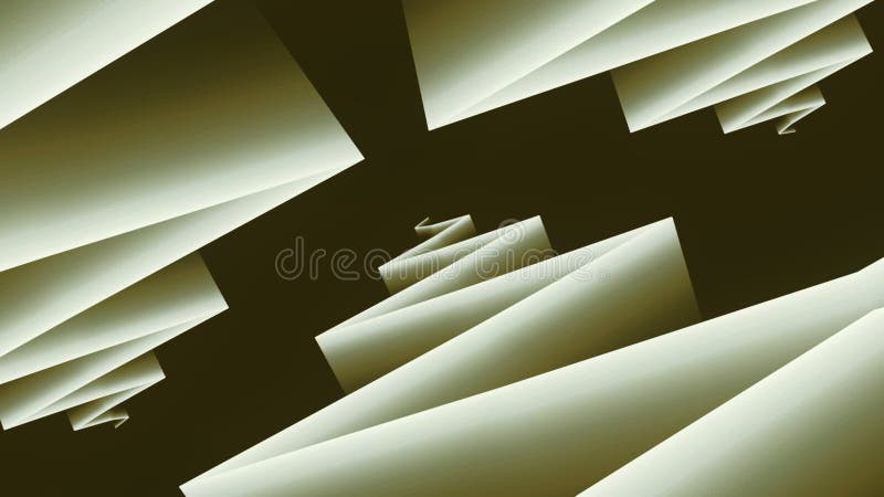 3d rendering loop animation with endlessly moving zigzag pattern HD resolution stock illustration