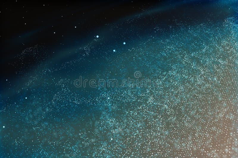 3d rendering, the magnificent spiral nebula. The universe background vector illustration