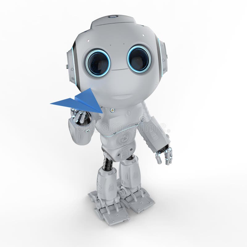 Mini Robot Toy Vector