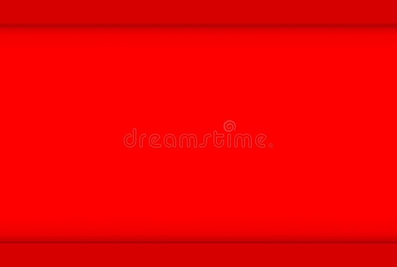 3d rendering. minimal empty red space wall design art background vector illustration