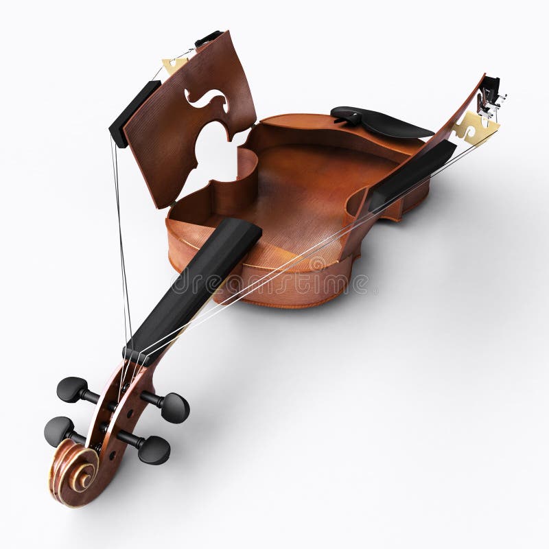 open-violin-stock-illustration-illustration-of-strings-147819378
