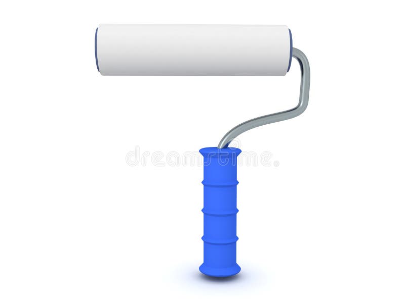 3d Rendering of a Red Paint Bucket Lying on Its Side with Paint Leaking