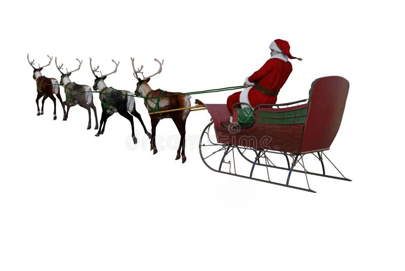 santa claus sleigh png