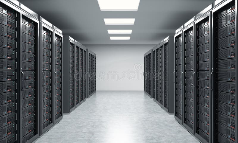 3D rendering of server for data storage, processing and analysis vector illustration 3D rendering of server for data storage, processing and analysis vector illustration