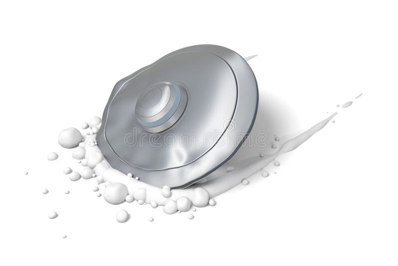 3d rendering of silver metal ufo crash landing isolated on white background stock photography 3d rendering of silver metal ufo crash landing isolated on white background stock photography