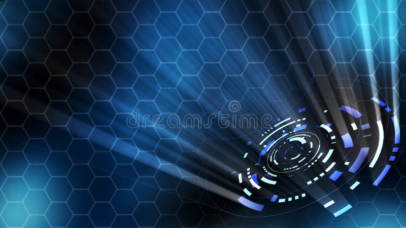 3D rendering technologiczny abstrakcjonistyczny hud ilustracji 3D rendering technologiczny abstrakcjonistyczny hud ilustracji