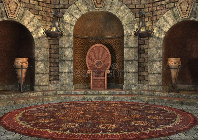 Throne Room Stock Illustrations 832 Throne Room Stock