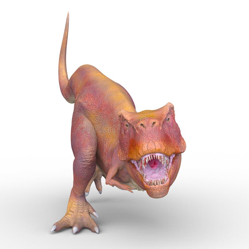 3D rendering of Dinosaur royalty free illustration