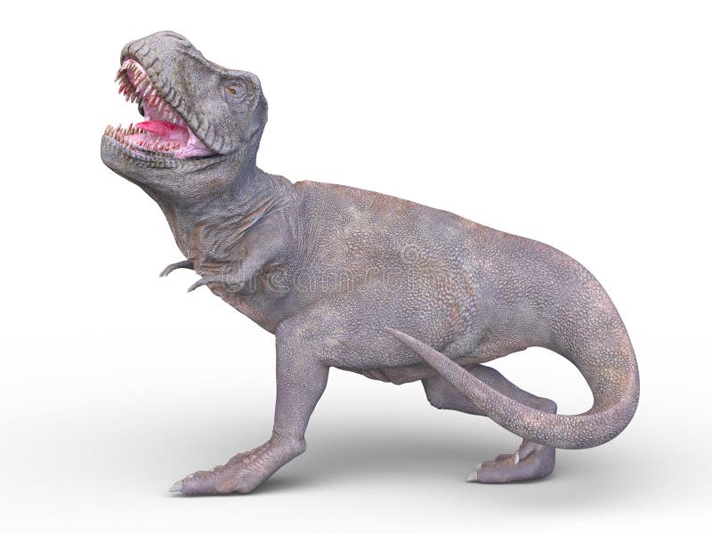 3D rendering of Dinosaur vector illustration