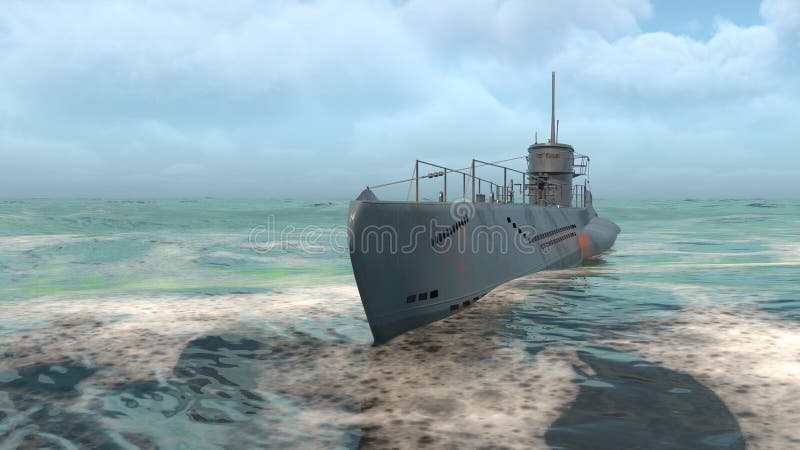 3d renderização do navio naval ilustração stock