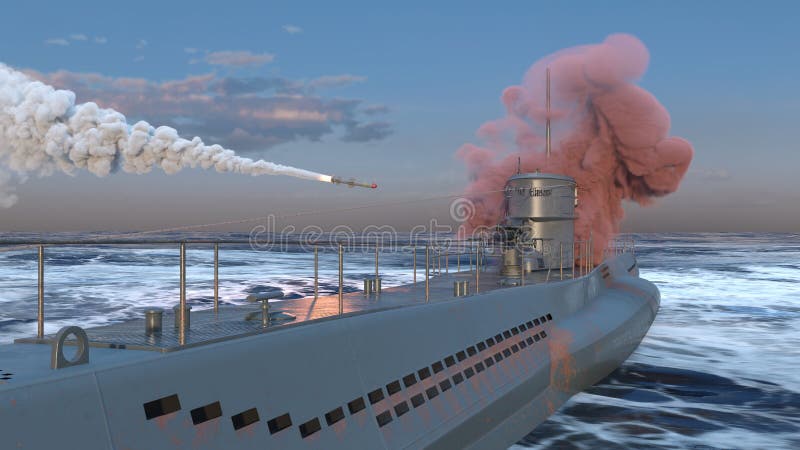3d renderização do navio naval ilustração stock