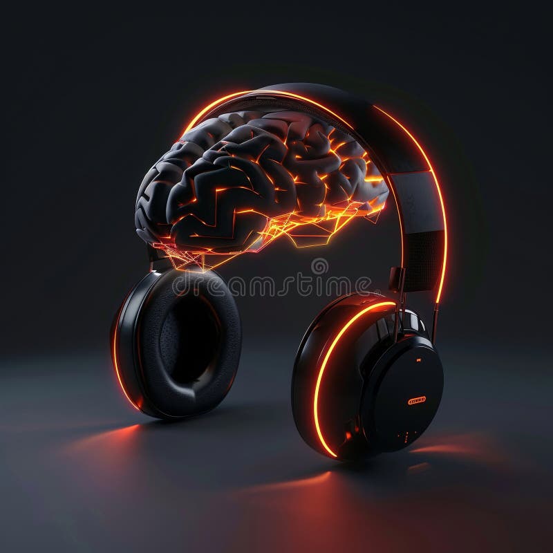3D rendern Symbol 8k 3D Modell eines Gehirns mit Puzzle Stücke bilden ein Netzwerk zeigen anatomy agile 3d lizenzfreie abbildung