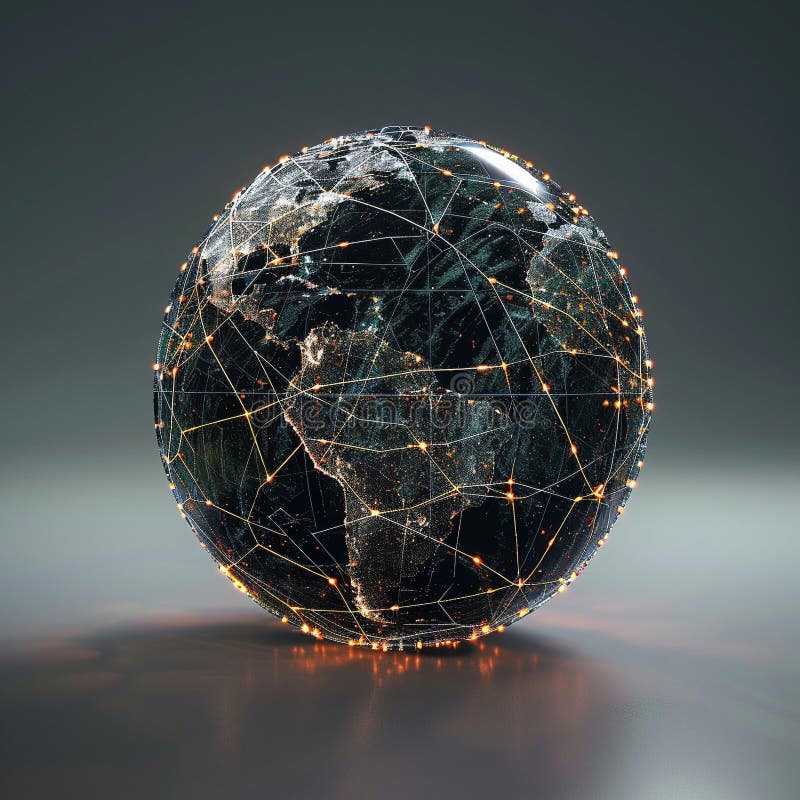 3D rendern Symbol 8k 3D Modell eines Gehirns mit Puzzle Stücke bilden ein Netzwerk zeigen anatomy agile 3d stock abbildung
