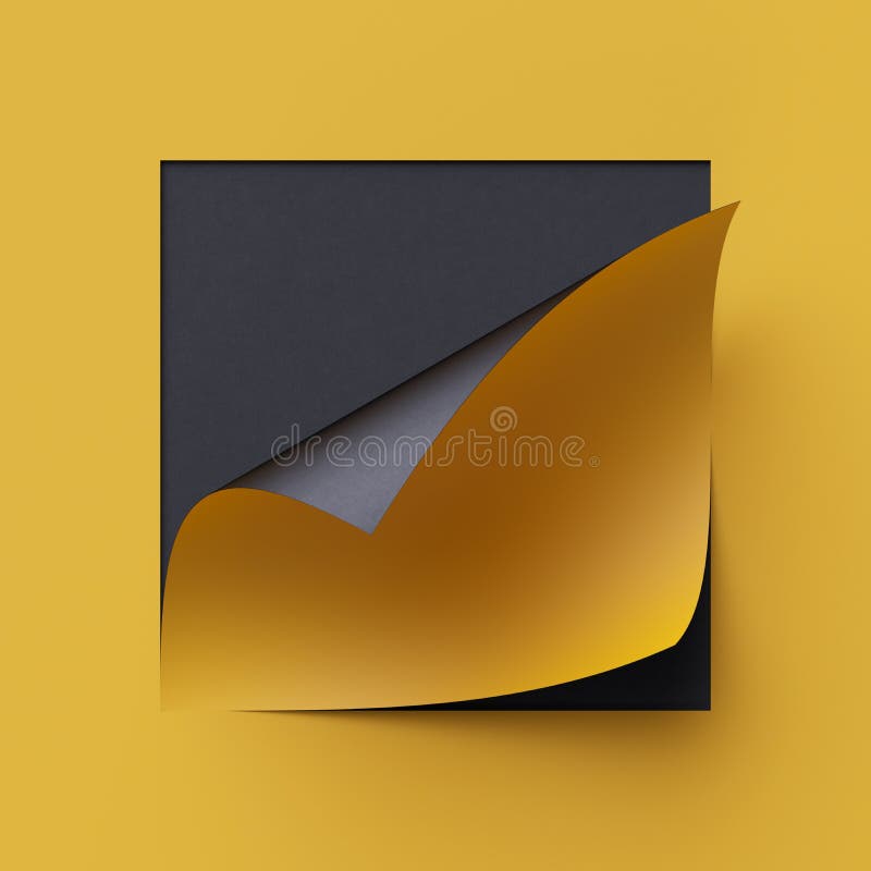 3d rendono la carta per appunti gialla Insegna in bianco, ricciolo della pagina, ombra, elemento di progettazione Fondo creativo illustrazione di stock 3d rendono la carta per appunti gialla Insegna in bianco, ricciolo della pagina, ombra, elemento di progettazione Fondo creativo illustrazione di stock