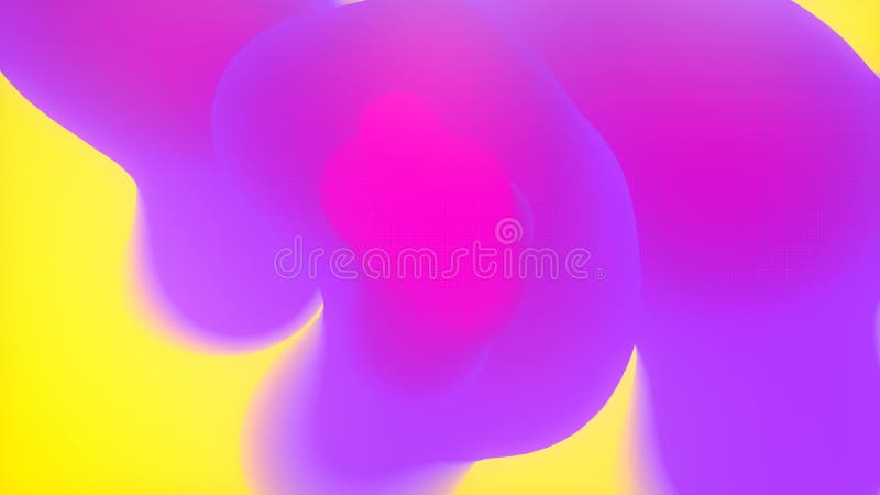3d rendu des formes d'onde fluide arrière-plan. animation numérique en boucle 4k illustration de vecteur