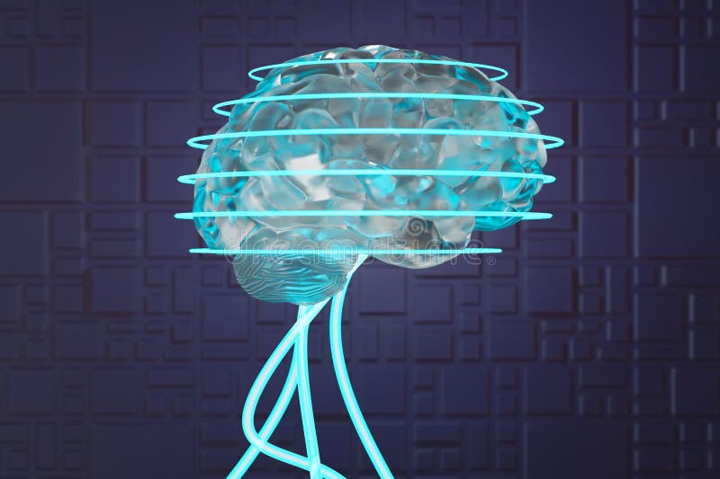3d render of an artificial brain with neural network which is connected to the internet. Concept for AI and cyber security threat. 3d render of an artificial brain with neural network which is connected to the internet. Concept for AI and cyber security threat.