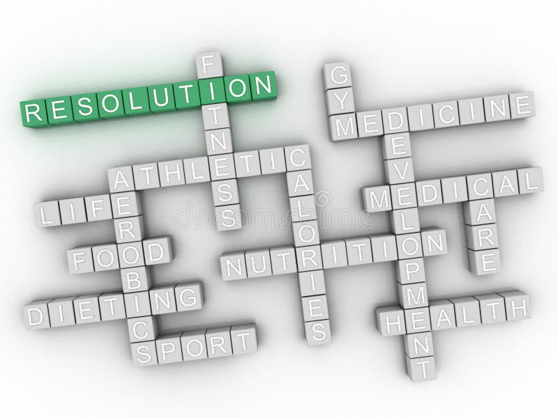 3d Resolution word cloud collage, health concept background stock illustration 3d Resolution word cloud collage, health concept background stock illustration