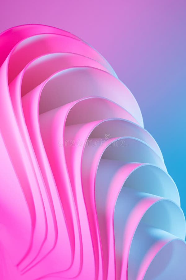 3d Rörelselager bakgrund med rosa och färgnyanser. royaltyfri illustrationer