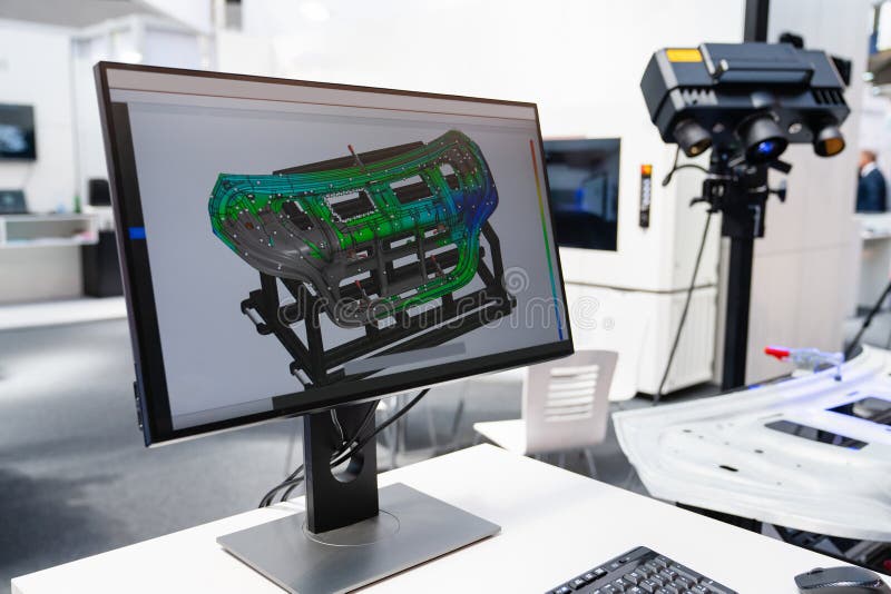 3d Scanner For Reverse Engineering Stock Photo Image Of Industrial