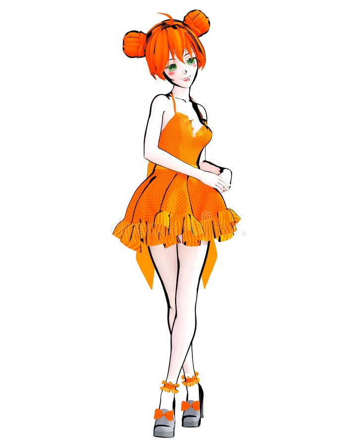 3d Japanese Anime Girl Stock Illustration Illustration Of Cartoon 3d Japanese Anime Girl Stock Illustration Illustration Of Cartoon