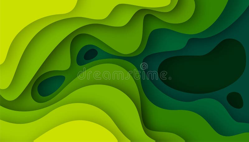 3D sottraggono il fondo con le forme del taglio del Libro Verde Vector la disposizione di progettazione per le presentazioni di a royalty illustrazione gratis 3D sottraggono il fondo con le forme del taglio del Libro Verde Vector la disposizione di progettazione per le presentazioni di a royalty illustrazione gratis
