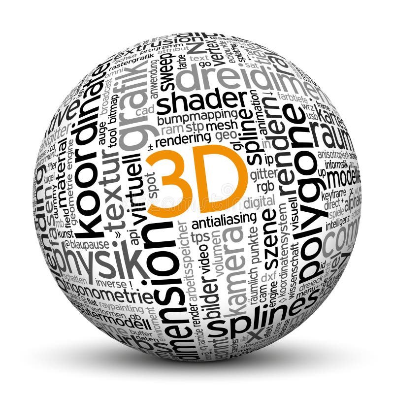 Download 3d Sphere With English Alphabet Stock Vector ...