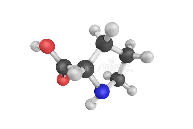 Glicyna Jest Aminokwasem Pochodzącym Od Kwasu Etanowego Aminokwasowa Glicyna. Chemiczny Wzór Cząsteczkowy Glicyny Jest