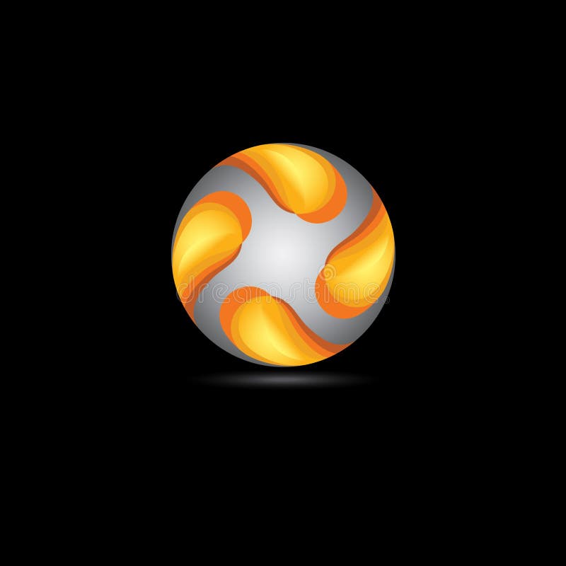 3D Symbool van de Embleemvorm vector illustratie 3D Symbool van de Embleemvorm vector illustratie