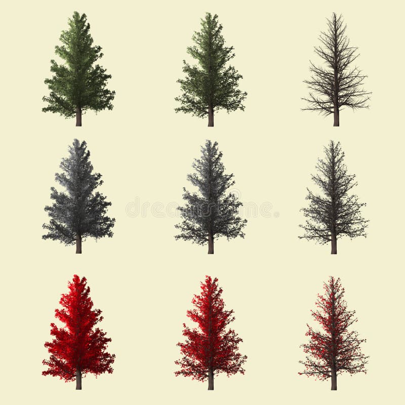 3d tree collection