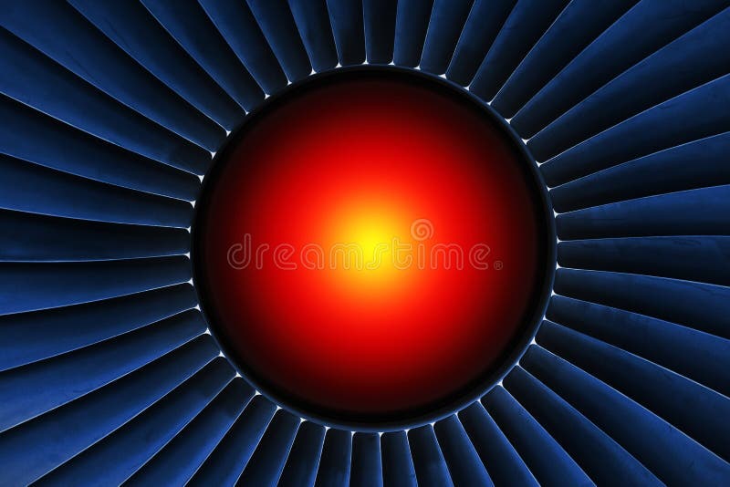 Energy generator with red-hot core in the center. Energy generator with red-hot core in the center.