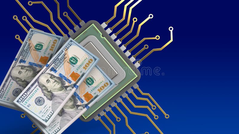 3d van cpu stock foto