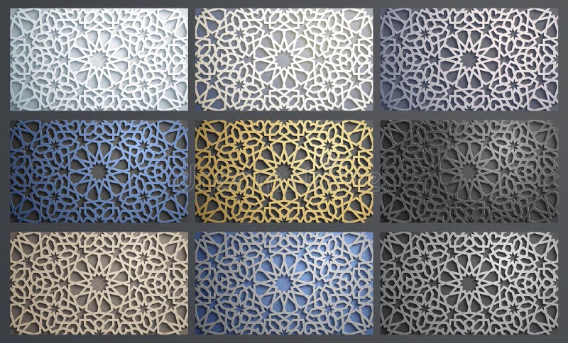 Các bộ hoa văn Hồi giáo 3D Vector trừu tượng là một tác phẩm nghệ thuật đẹp mắt mà bạn chắc chắn sẽ không muốn bỏ qua. Chúng tôi mang đến cho bạn một trải nghiệm đầy tinh tế và thể hiện sự phát triển của nghệ thuật Hồi giáo.