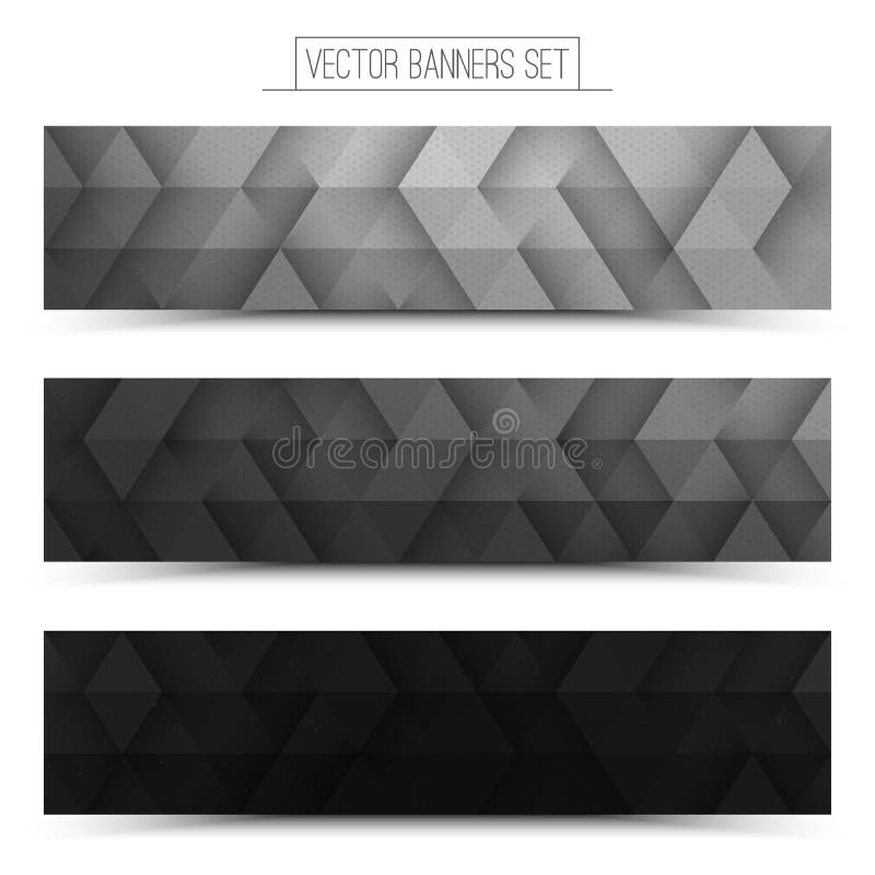 Download 3d Vector Technology Web Banners Stock Vector ...
