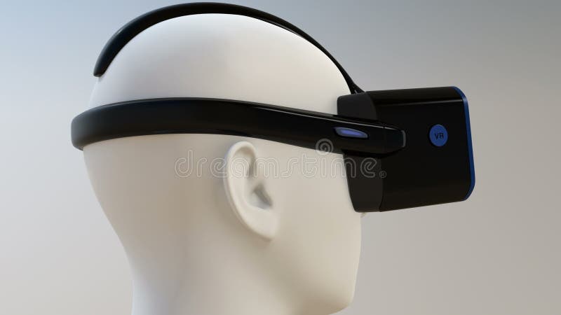 3D VR耳机的动画