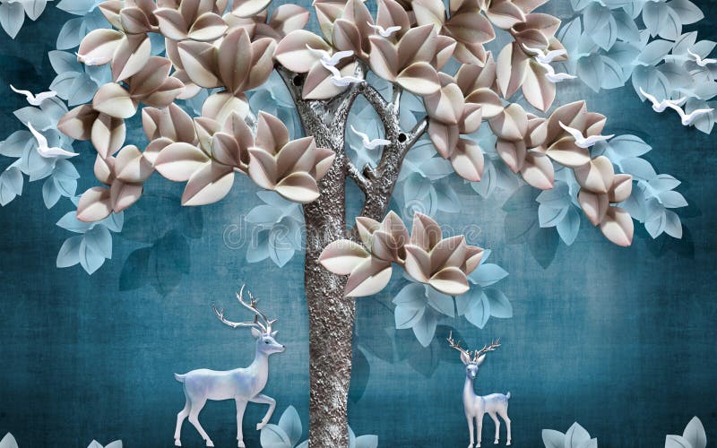 3d Wallpaper,background,decoration,design,wall Stock Illustration -  Illustration of nature, high: 163058279