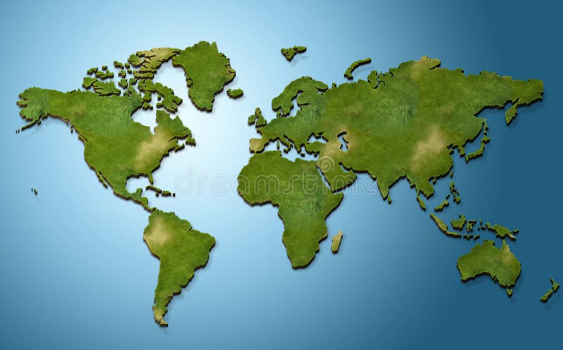 world map 3d view world map 3d view