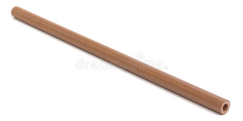 Realistic 3D Render of Bamboo Straw. Realistic 3D Render of Bamboo Straw