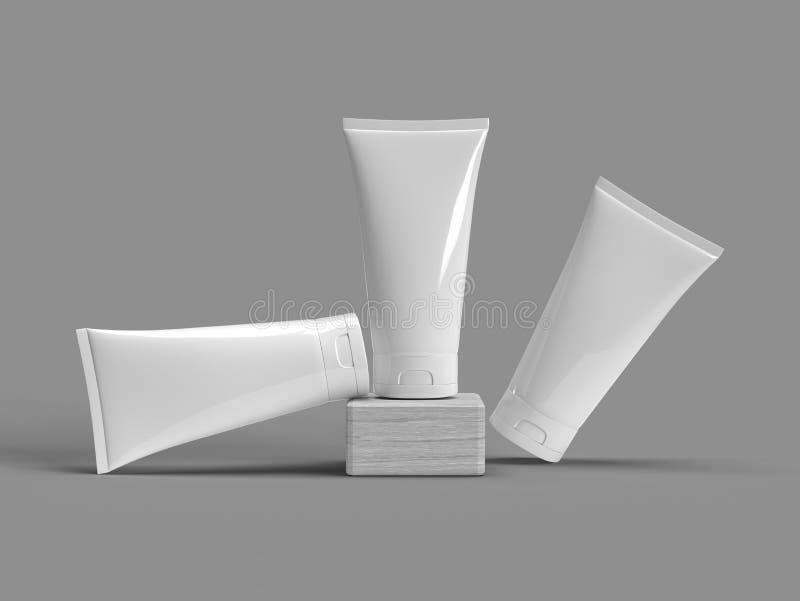 3d απόδοση κενής μετακίνησης διακοσμητικού σωλήνα απεικόνιση αποθεμάτων