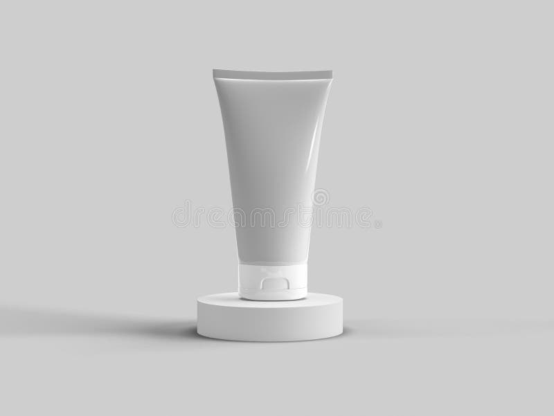 3d απόδοση κενής μετακίνησης διακοσμητικού σωλήνα διανυσματική απεικόνιση