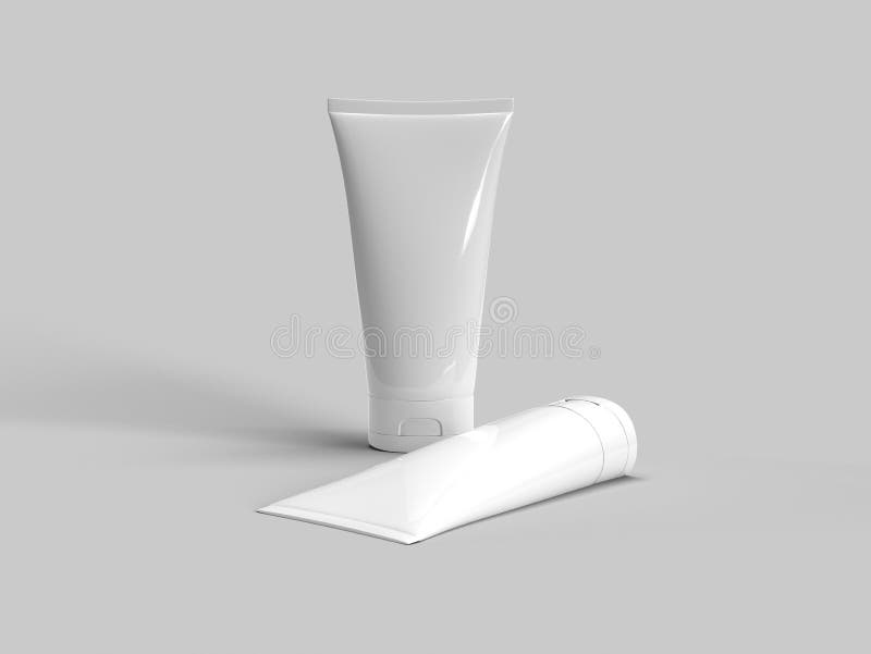 3d απόδοση κενών αισθητικών βαζιών που σαρώνουν διανυσματική απεικόνιση