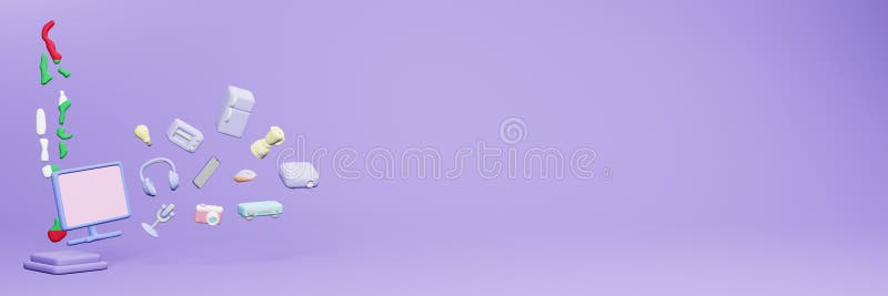 3d визуализация использования электронных устройств в стране мальдивия для отображения данных иллюстрация вектора