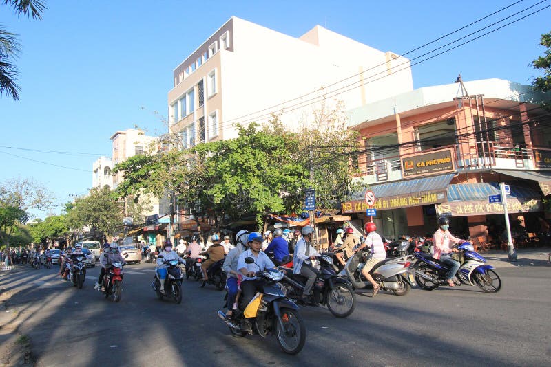 Da Nang Street View in Vietnam Editorial Stock Photo - Image of opening
