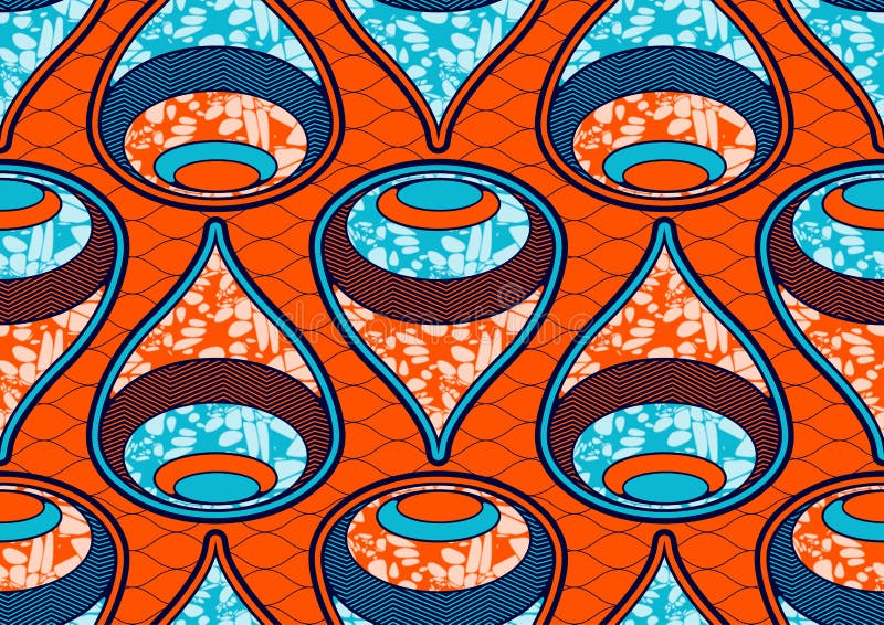 Da tela africana da cópia da forma de matéria têxtil cera super