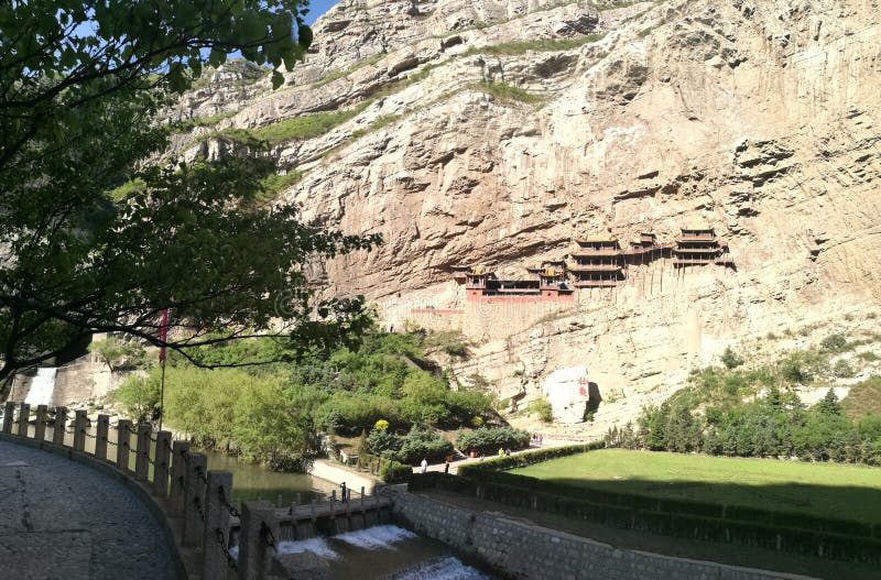 DA Tong Haging Monastery Scenic View lizenzfreie stockfotos