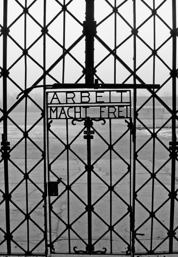 Dachau entrance (concentration camp) royalty free stock photography Dachau entrance (concentration camp) royalty free stock photography