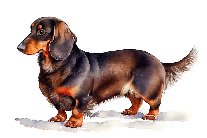 Dachshund Shorts - Watercolor Dachshund Shorts - Watercolor