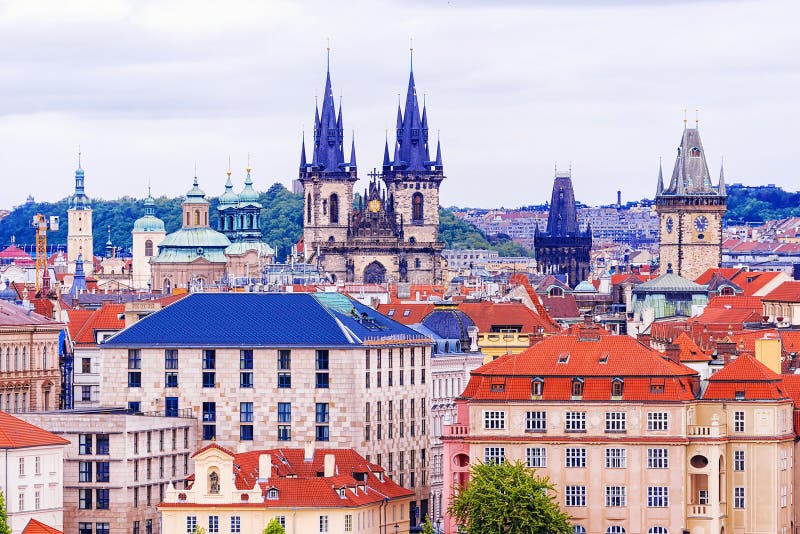 Dachy Praga, republika czech obraz stock Dachy Praga, republika czech obraz stock
