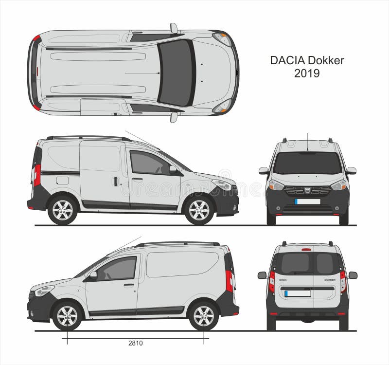 Dacia Dokker Cargo Delivery Van 2019 Editorial Stock Image - Illustration  of delivery, template: 204742289
