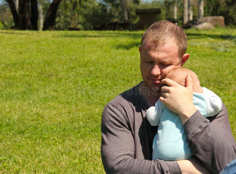 Dad with baby