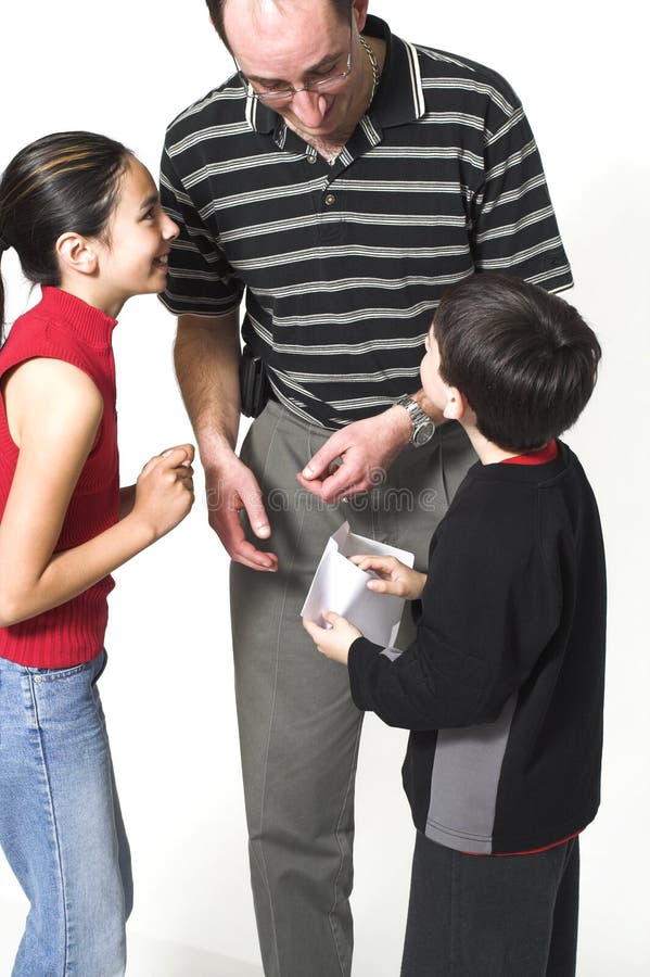 Dad and children on father s day